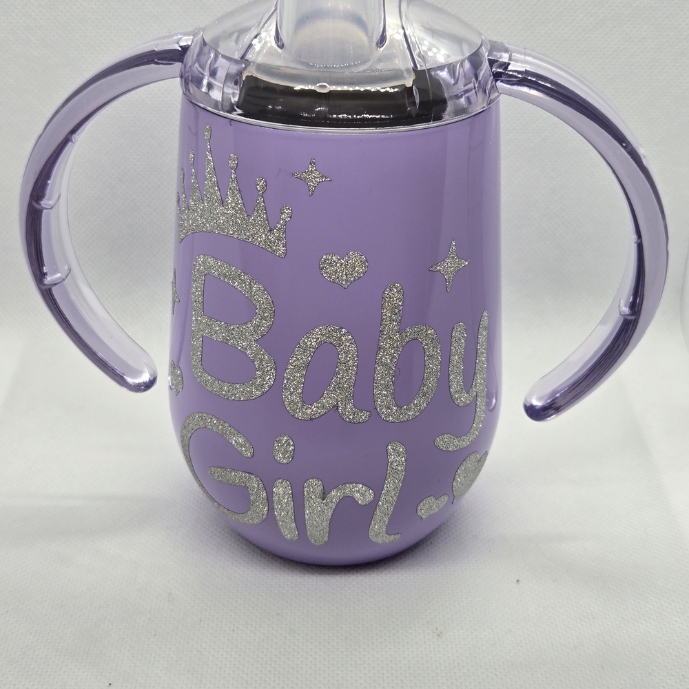 Purple Baby Girl Sippy Cup